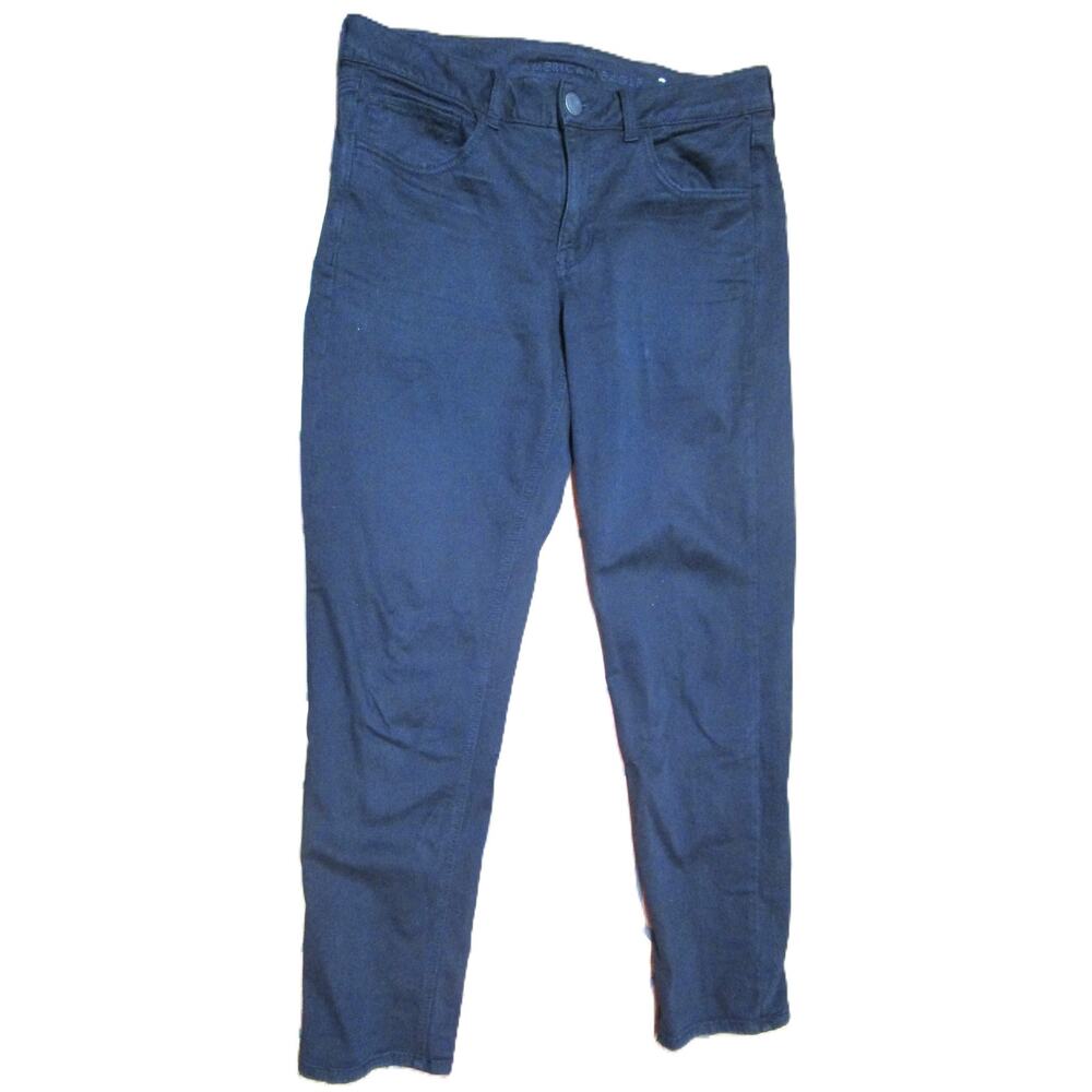 American Eagle Outfitters Navy Straight Leg Jeans